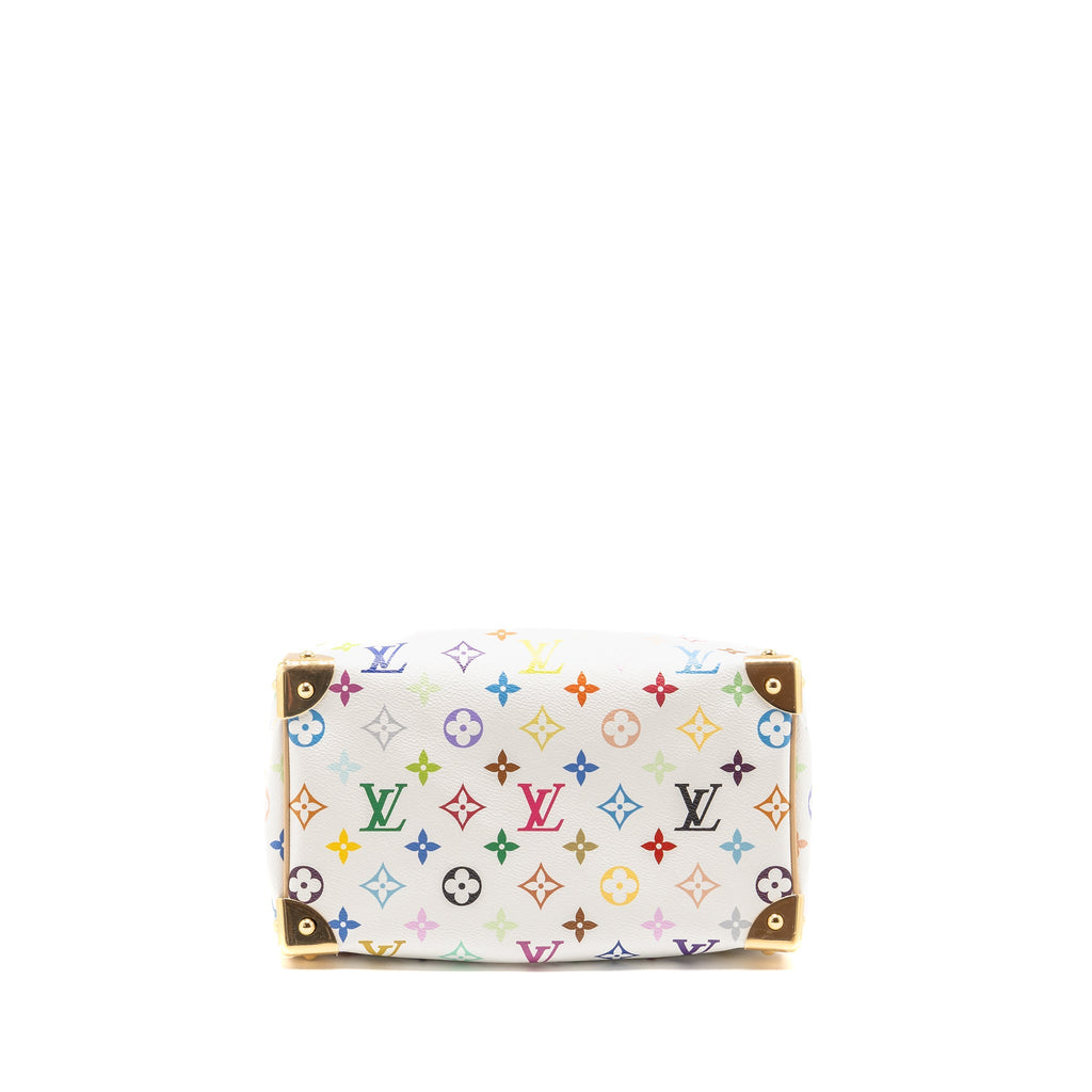 LOUIS VUITTON X TAKASHI MURAKAMI SPEEDY BANDOULIÈRE 25 MONOGRAM CANVAS WHITE/ MULTICOLOUR GHW