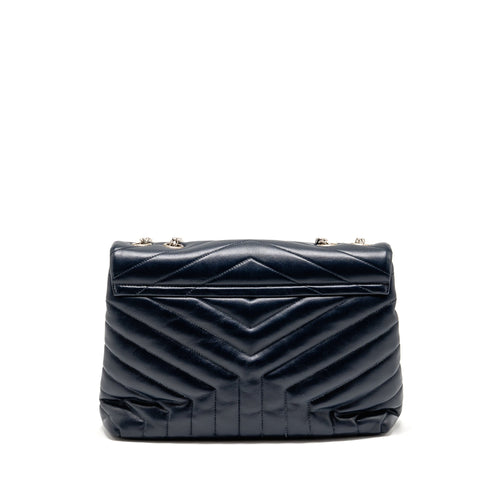 SAINT LAURENT/YSL MEDIUM LOU LOU BAG CALFSKIN DARK BLUE SHW