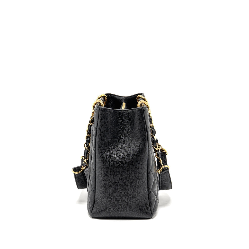 CHANEL GRAND SHOPPING TOTE / GST CAVIAR BLACK GHW