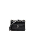 BVLGARI SERPENTI FOREVER FLAP BAG CALFSKIN BLACK RUTHENIUM HARDWARE