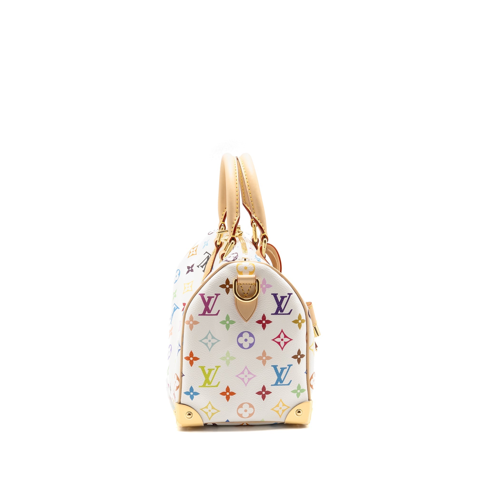 LOUIS VUITTON X TAKASHI MURAKAMI SPEEDY BANDOULIÈRE 25 MONOGRAM CANVAS WHITE/ MULTICOLOUR GHW