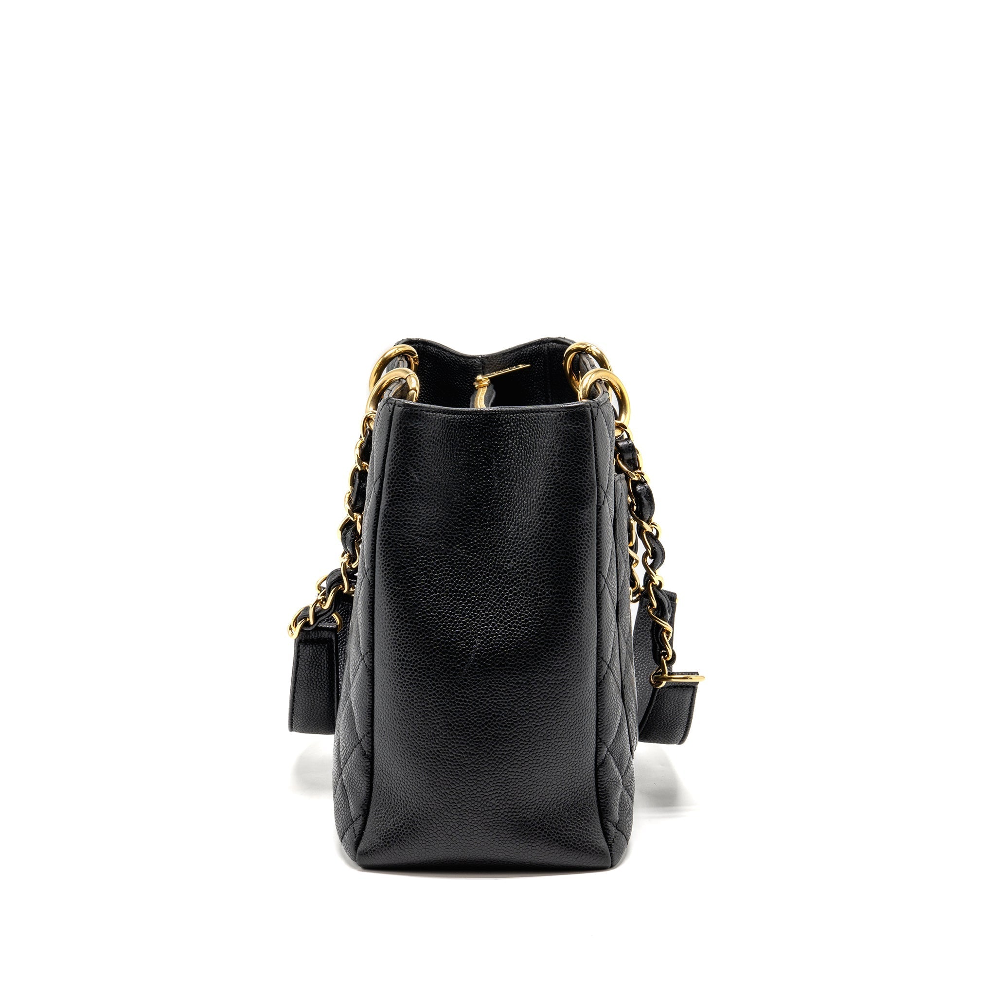 CHANEL GRAND SHOPPING TOTE / GST CAVIAR BLACK GHW