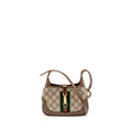 GUCCI JACKIE 1961 MINI SHOULDER BAG GG SUPREME CANVAS/CALFSKIN BROWN/MULTICOLOUR GHW