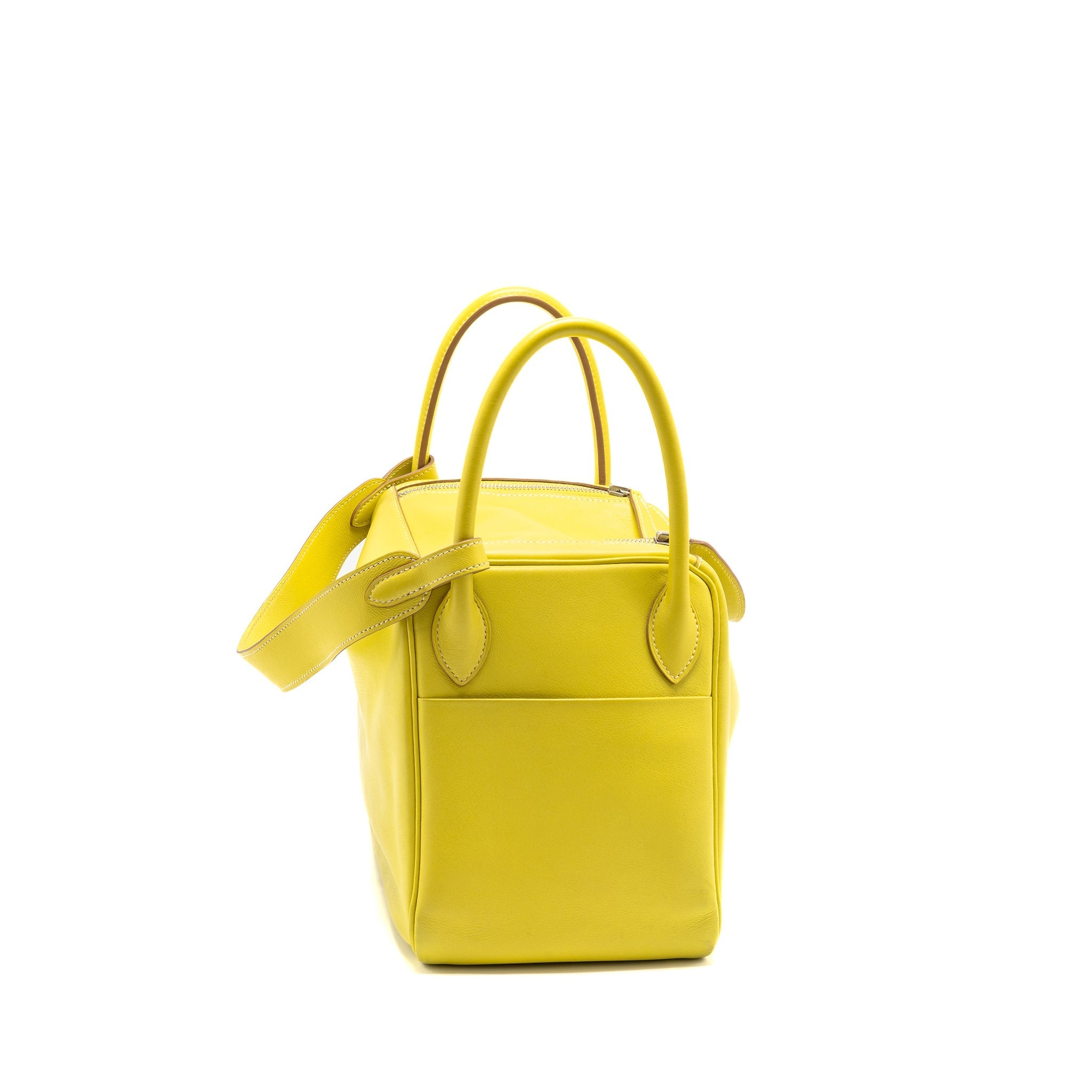 HERMES LINDY 30 SWIFT LIME SHW SQUARE O