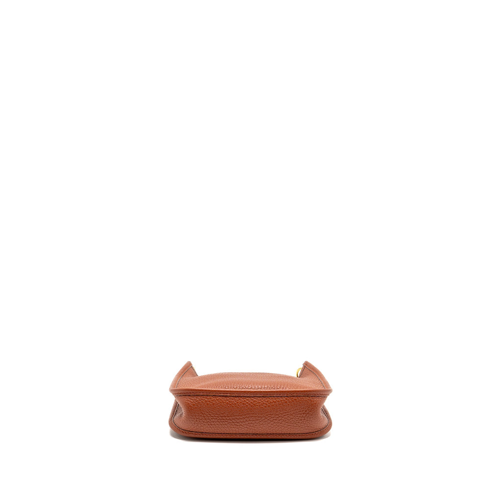 HERMES MINI EVELYNE CLEMENCE 6C CUIVRE/MULTICOLOUR GHW