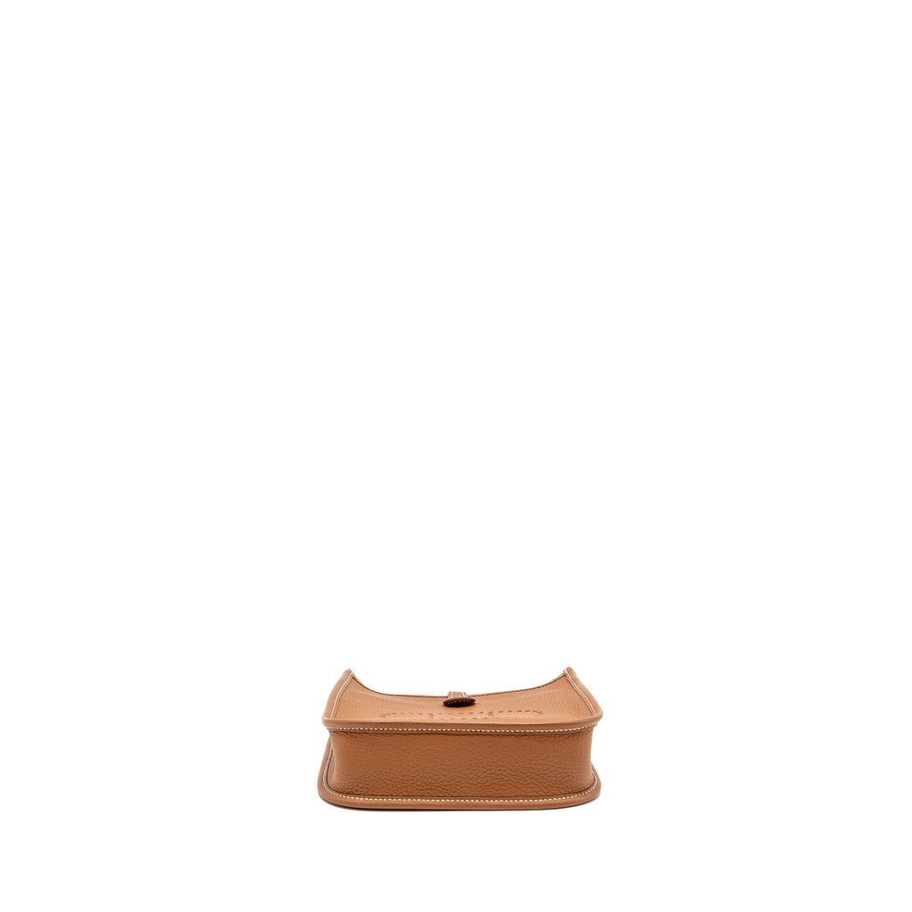 HERMES MINI EVELYN CLEMENCE GOLD GHW