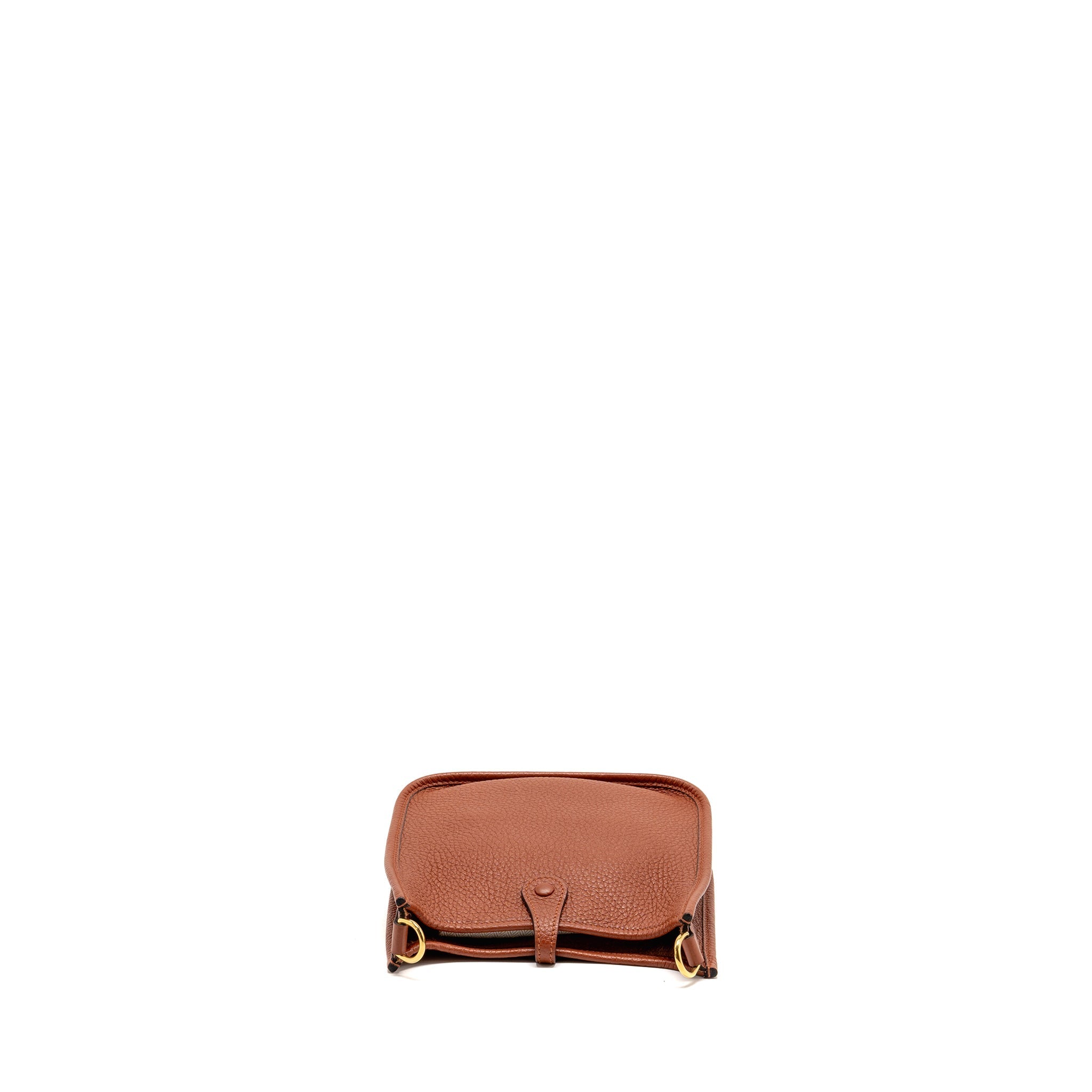 HERMES MINI EVELYNE CLEMENCE 6C CUIVRE/MULTICOLOUR GHW