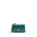 BVLGARI SERPENTI FOREVER WALLET ON CHAIN CALFSKIN GREEN LGHW
