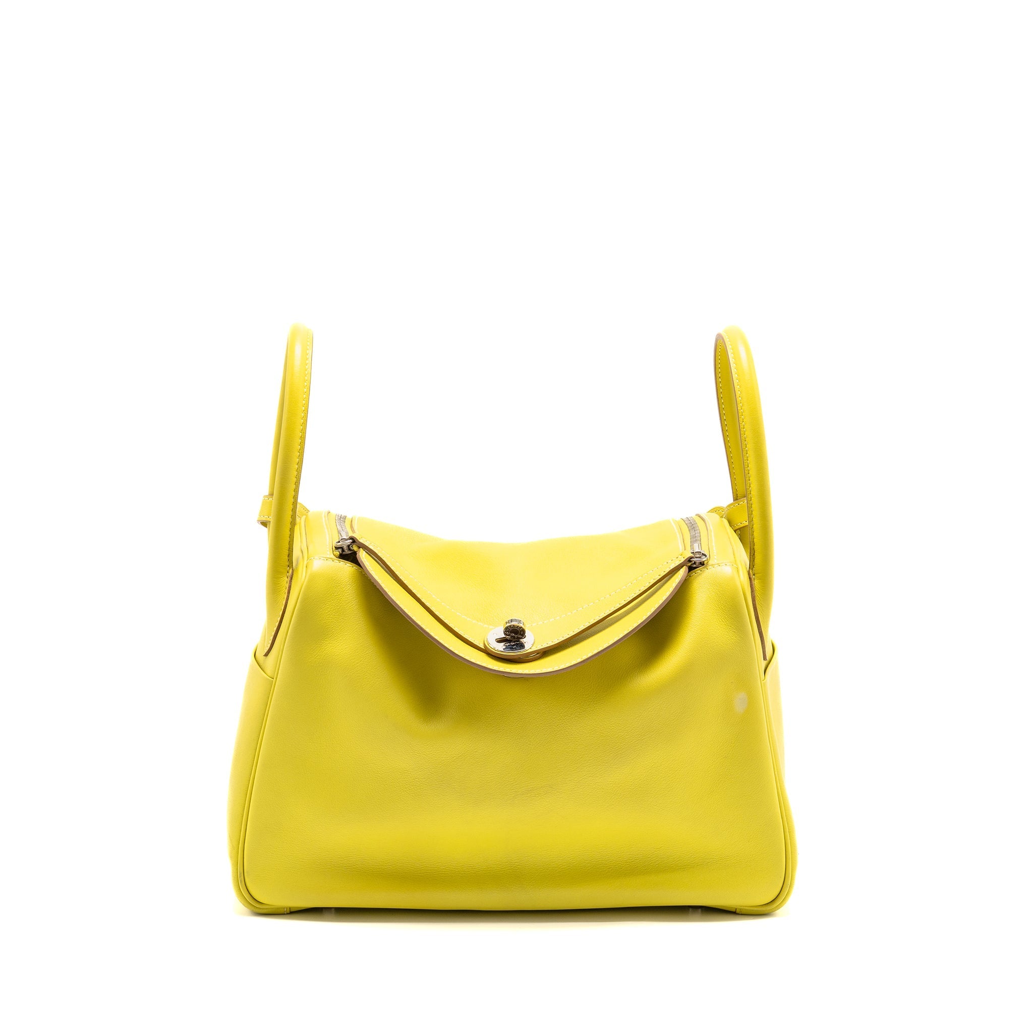 HERMES LINDY 30 SWIFT LIME SHW SQUARE O
