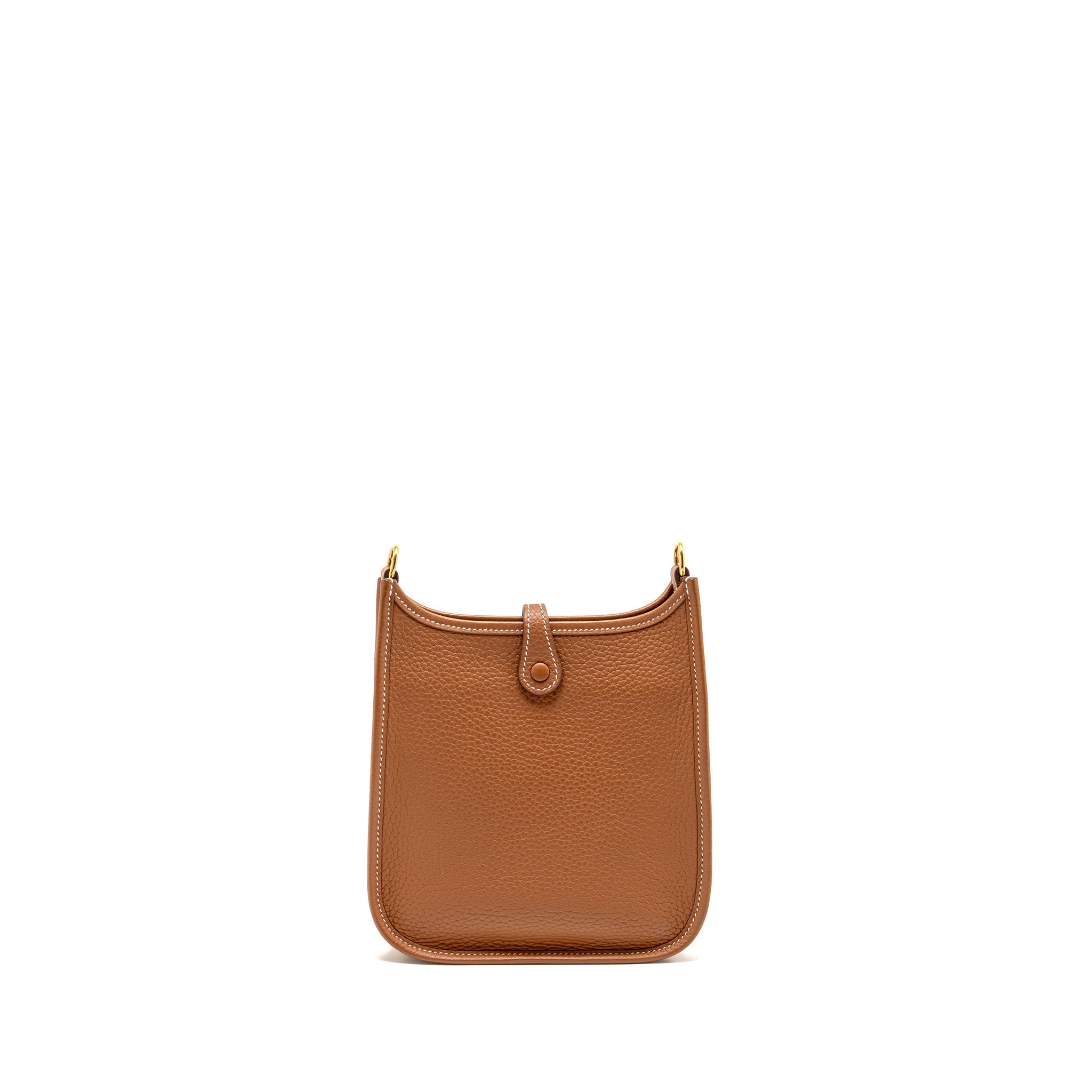 HERMES MINI EVELYN CLEMENCE GOLD GHW