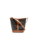 CELINE SMALL BUCKET BAG TRIOMPHE CANVAS/ LEATHER GHW