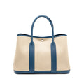 HERMES GARDEN PARTY 36 NEGONDA/CANVAS CRAIE/BLEU OUTREMER SHW