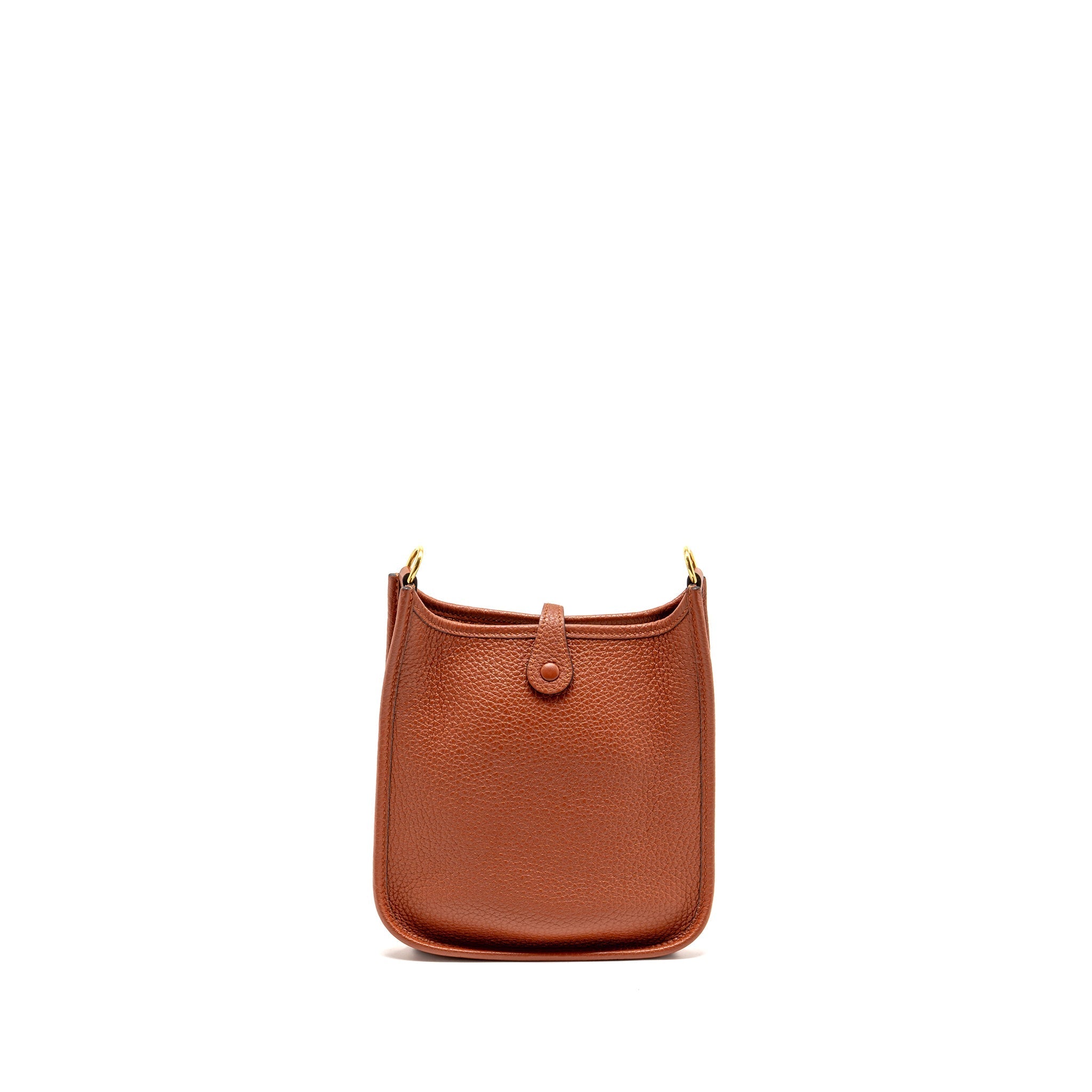 HERMES MINI EVELYNE CLEMENCE 6C CUIVRE/MULTICOLOUR GHW
