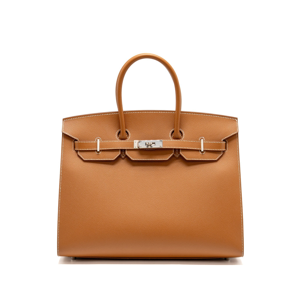 HERMES BIRKIN 35 SELLIER EPSOM GOLD SHW