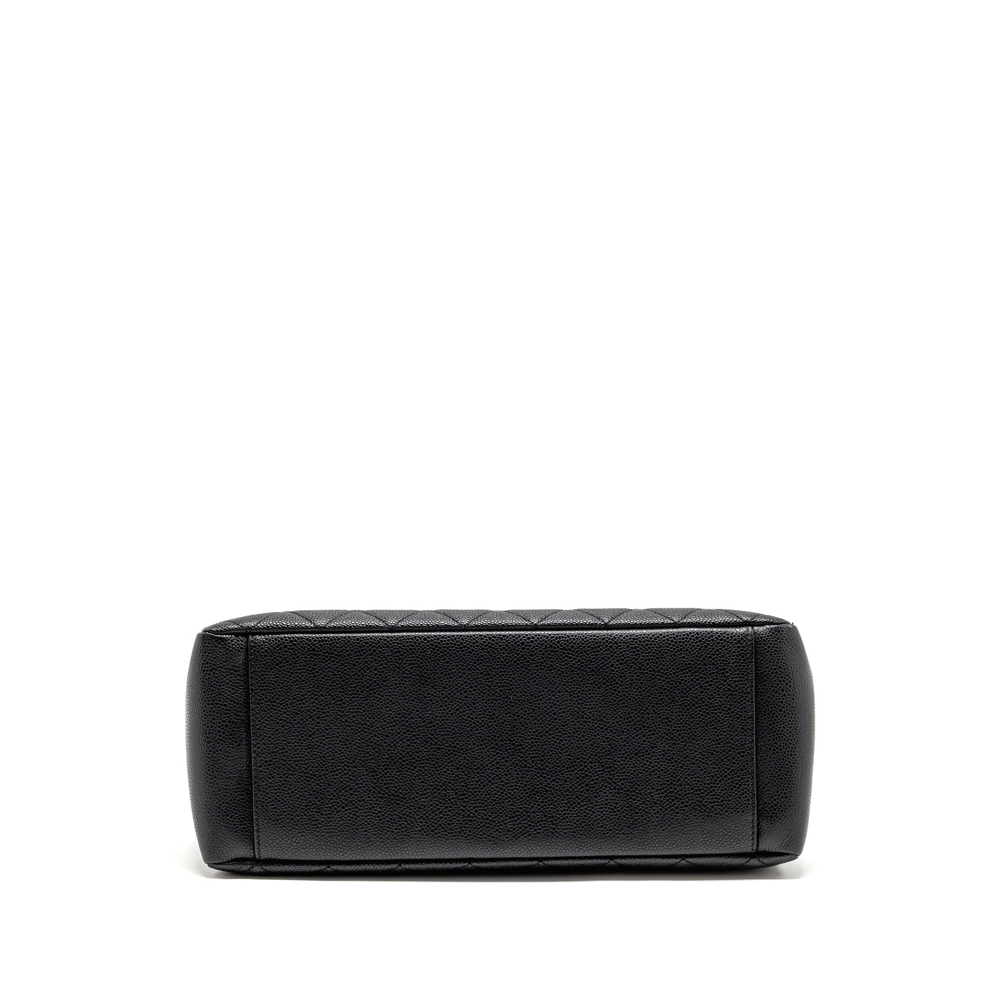 CHANEL GRAND SHOPPING TOTE BAG CAVIAR BLACK GHW