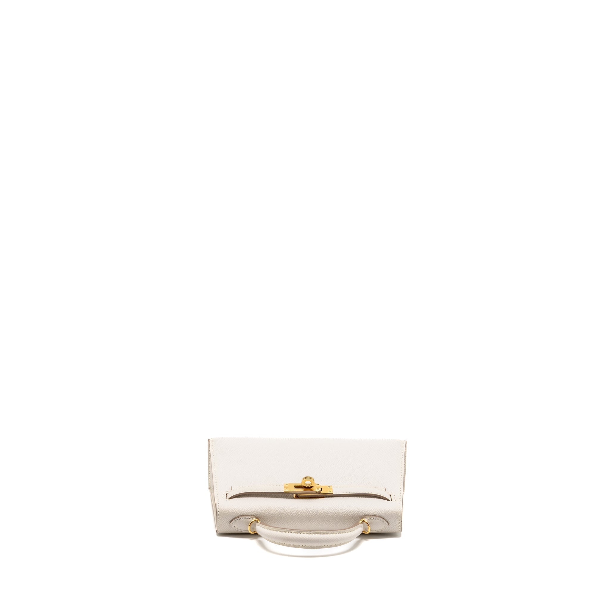 HERMES MINI KELLY II EPSOM GRIS PALE GHW