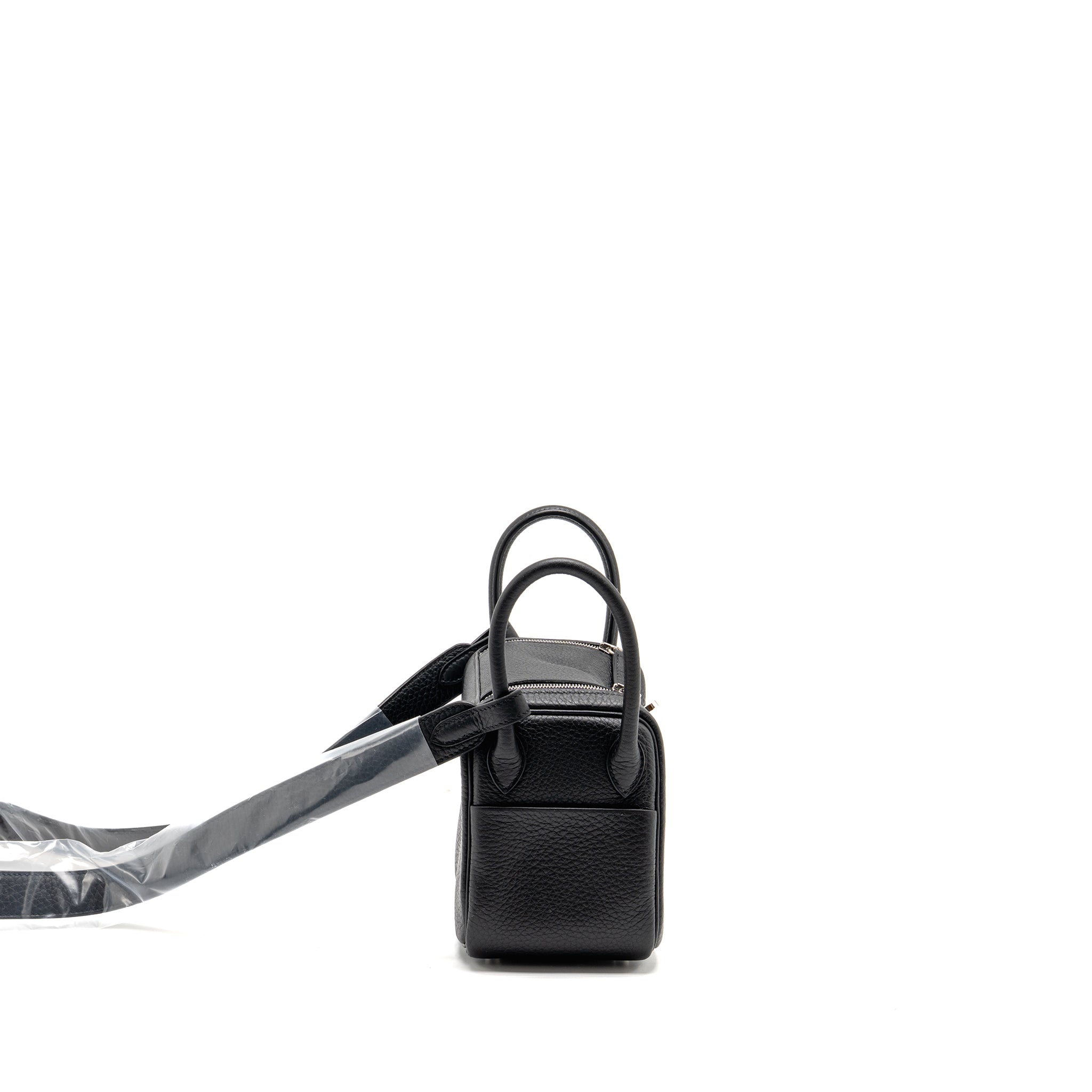HERMES MINI LINDY II CLEMENCE BLACK SHW