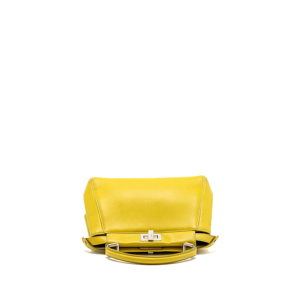 FENDI MINI PEEKABOO LAMBSKIN LIGHT GREEN SHW