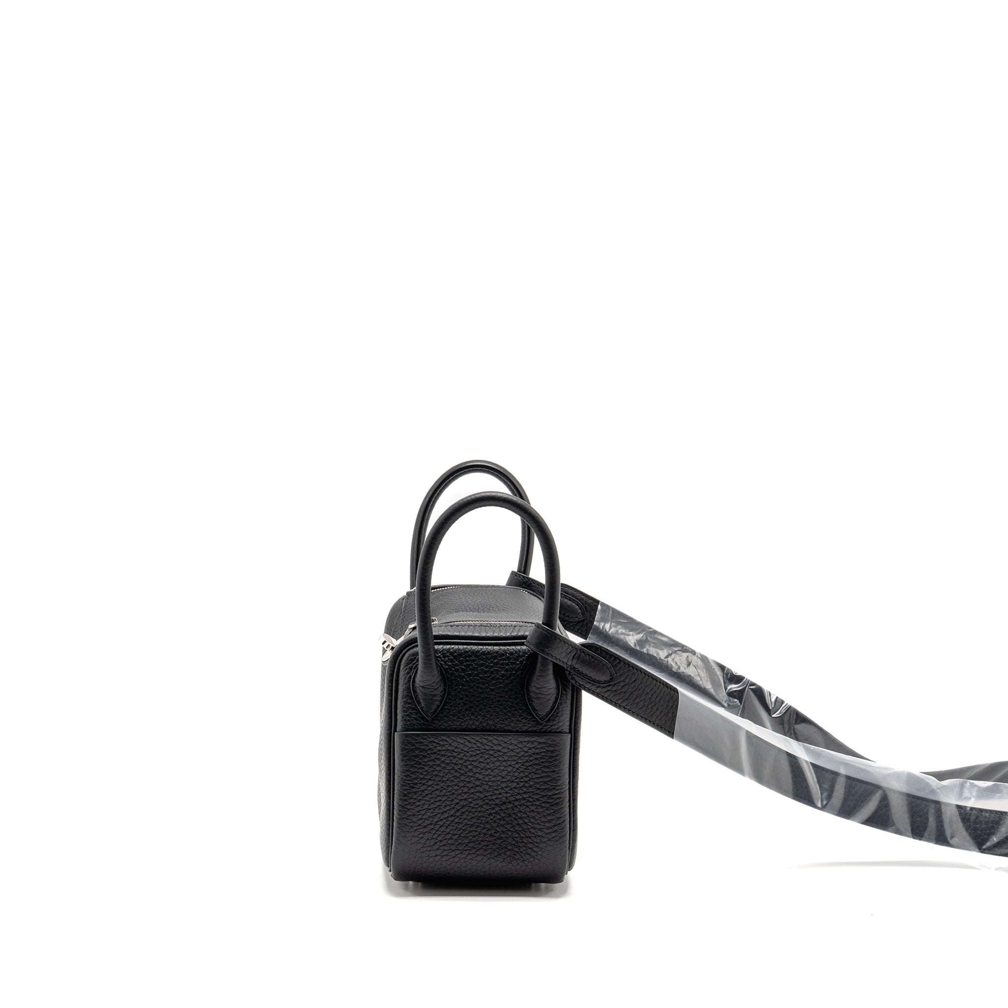 HERMES MINI LINDY II CLEMENCE BLACK SHW