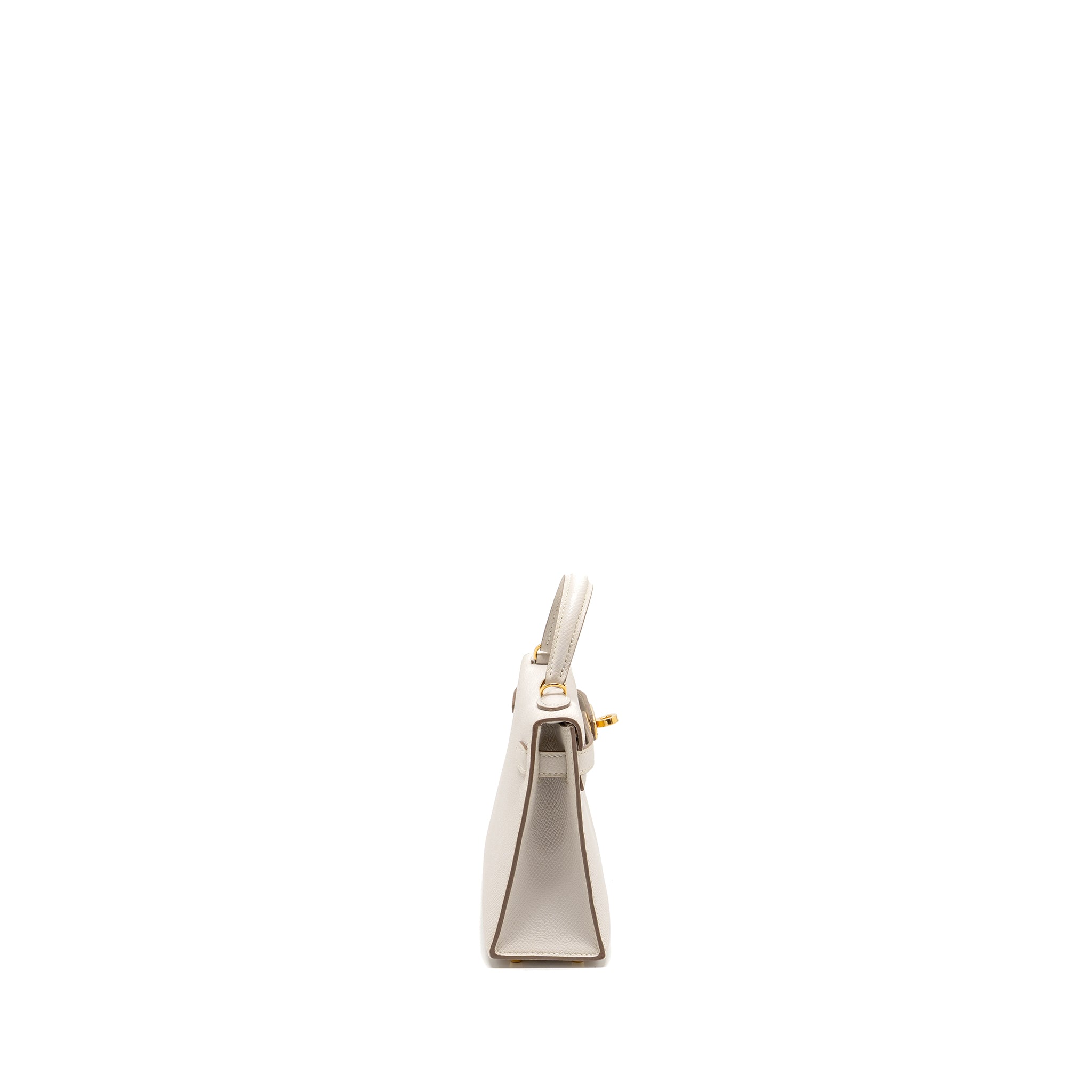 HERMES MINI KELLY II EPSOM GRIS PALE GHW