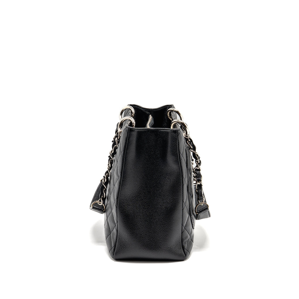CHANEL GRAND SHOPPING TOTE CAVIAR BLACK SHW