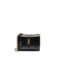 SAINT LAURENT/YSL MEDIUM SUNSET BAG SMOOTH LEATHER BLACK GHW