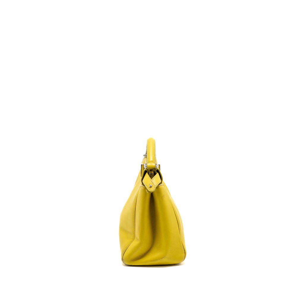 FENDI MINI PEEKABOO LAMBSKIN LIGHT GREEN SHW