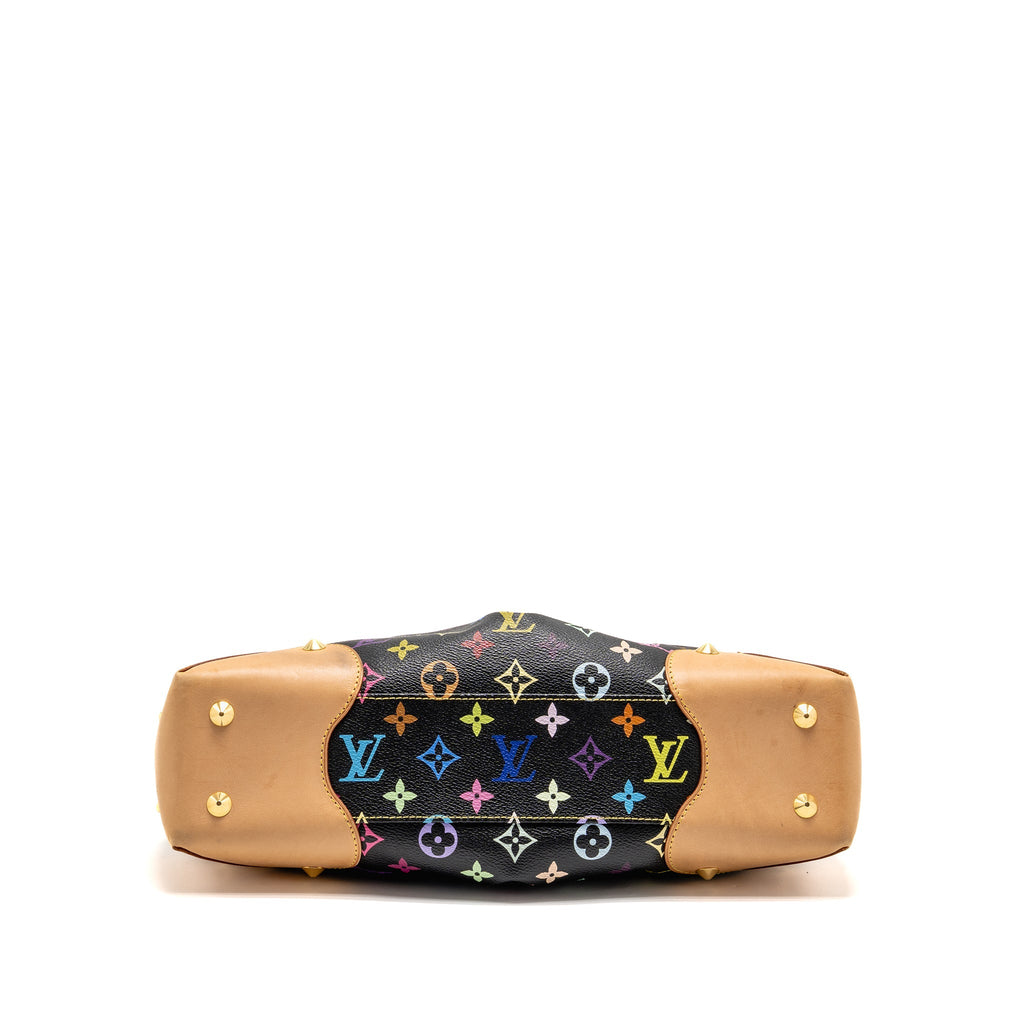 LOUIS VUITTON JUDY MM MONOGRAM CANVAS BLACK/MULTICOLOR GHW