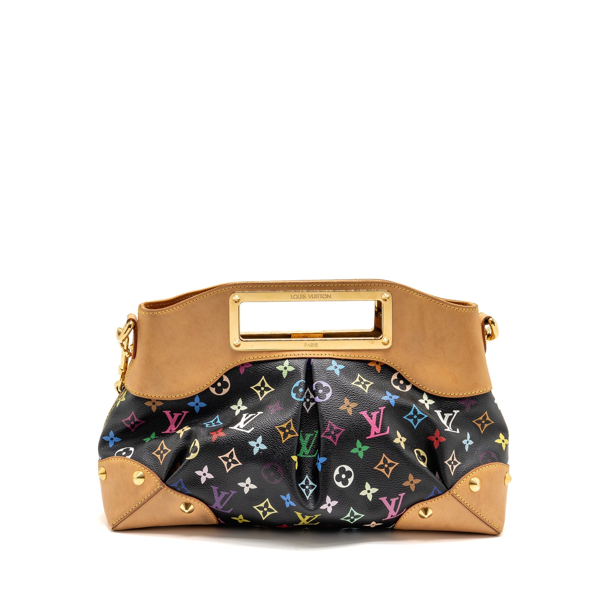 LOUIS VUITTON JUDY MM MONOGRAM CANVAS BLACK/MULTICOLOR GHW
