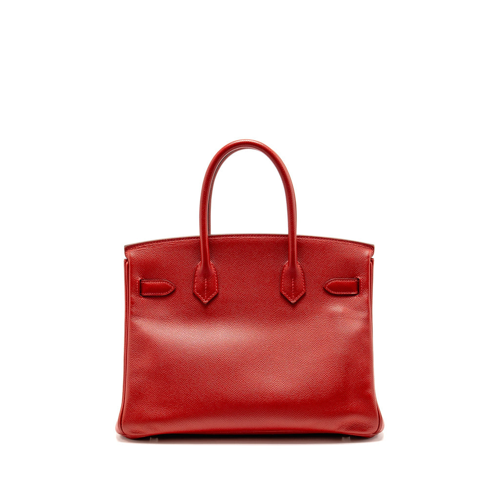 HERMES BIRKIN 30 EPSOM ROUGE CASAQUE SHW