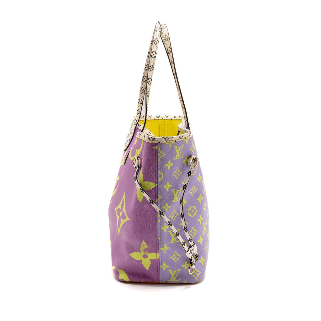 LOUIS VUITTON NEVERFULL MM GIANT MONOGRAM CANVAS MULTICOLOUR GHW