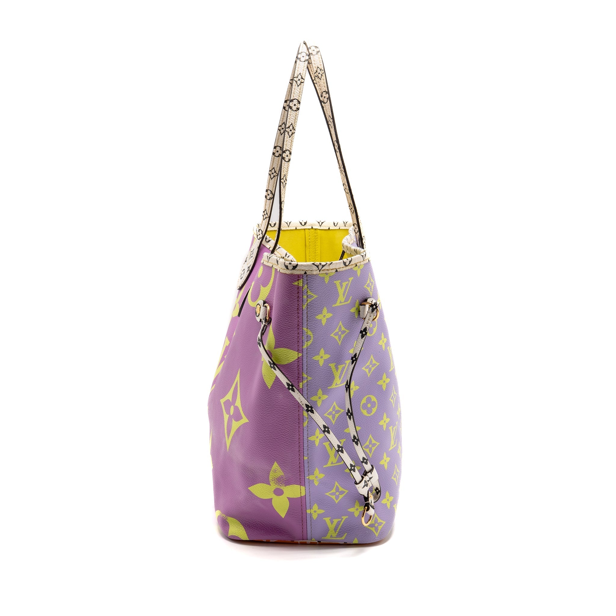LOUIS VUITTON NEVERFULL MM GIANT MONOGRAM CANVAS MULTICOLOUR GHW