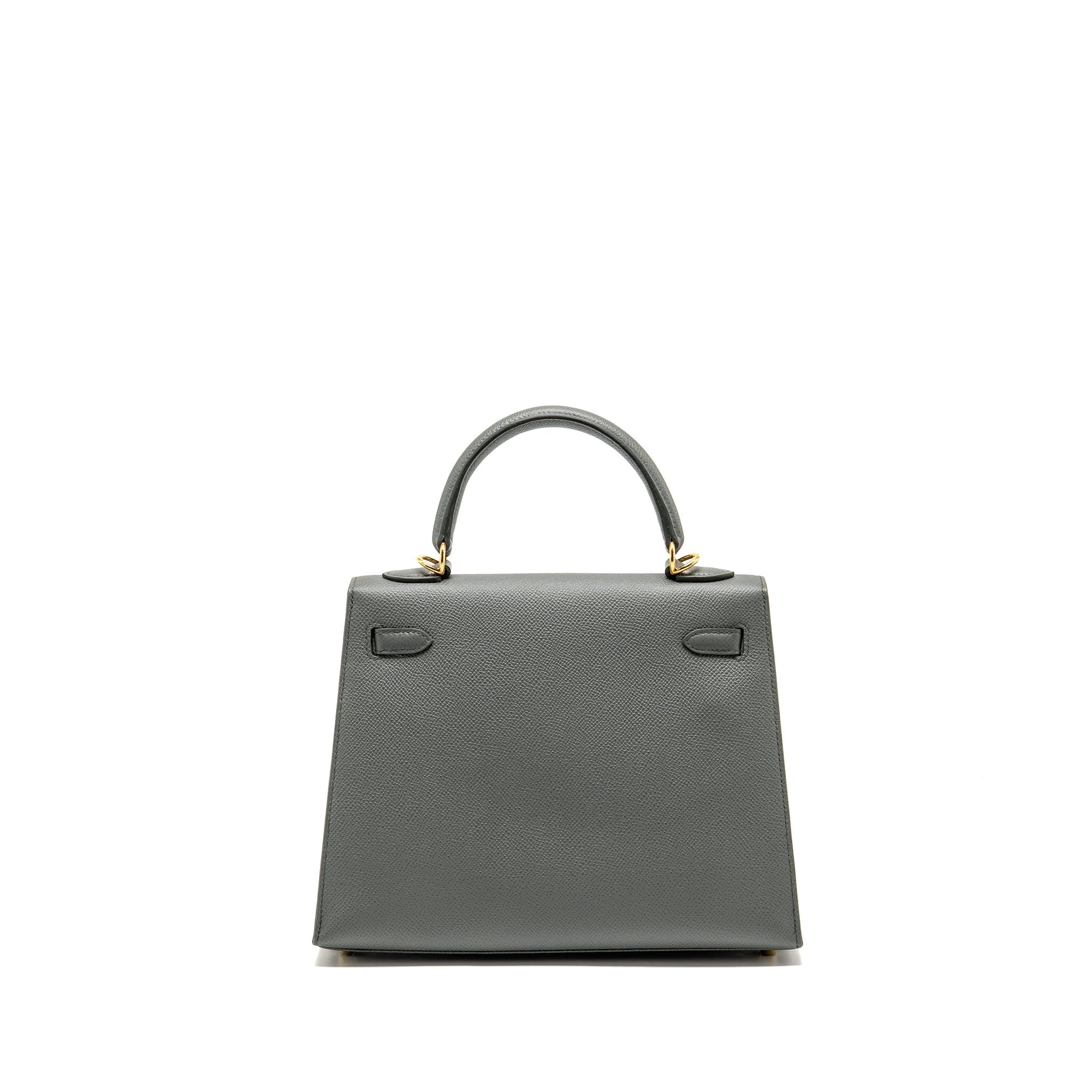 HERMES KELLY 25 EPSOM VERT AMANDE GHW