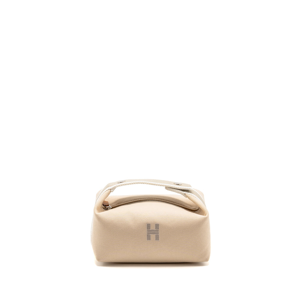 HERMES TROUSSE DE TOILETTE BRIDE A BRAC PM BEIGE SHW