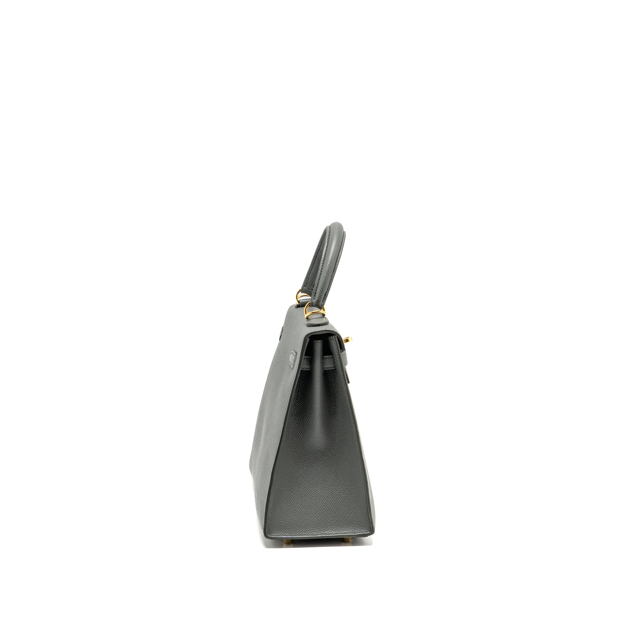 HERMES KELLY 25 EPSOM VERT AMANDE GHW
