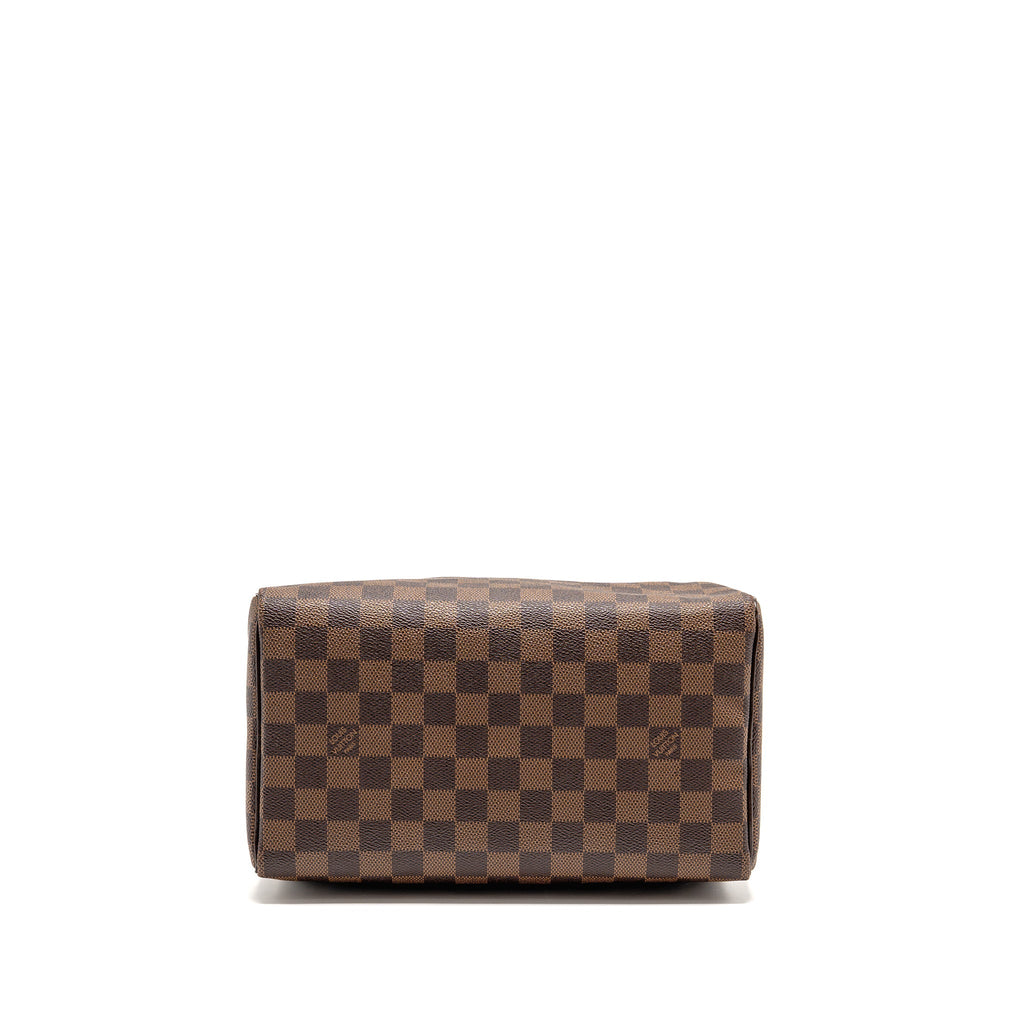 LOUIS VUITTON SPEEDY 25 DAMIER EBENE CANVAS GHW