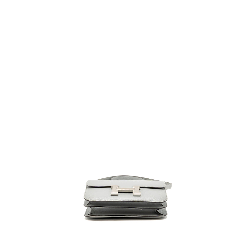 HERMES MINI CONSTANCE EPSOM GRIS MOUETTE SHW