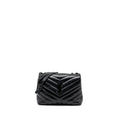 SAINT LAURENT/YSL SMALL LOULOU BAG CALFSKIN SO BLACK