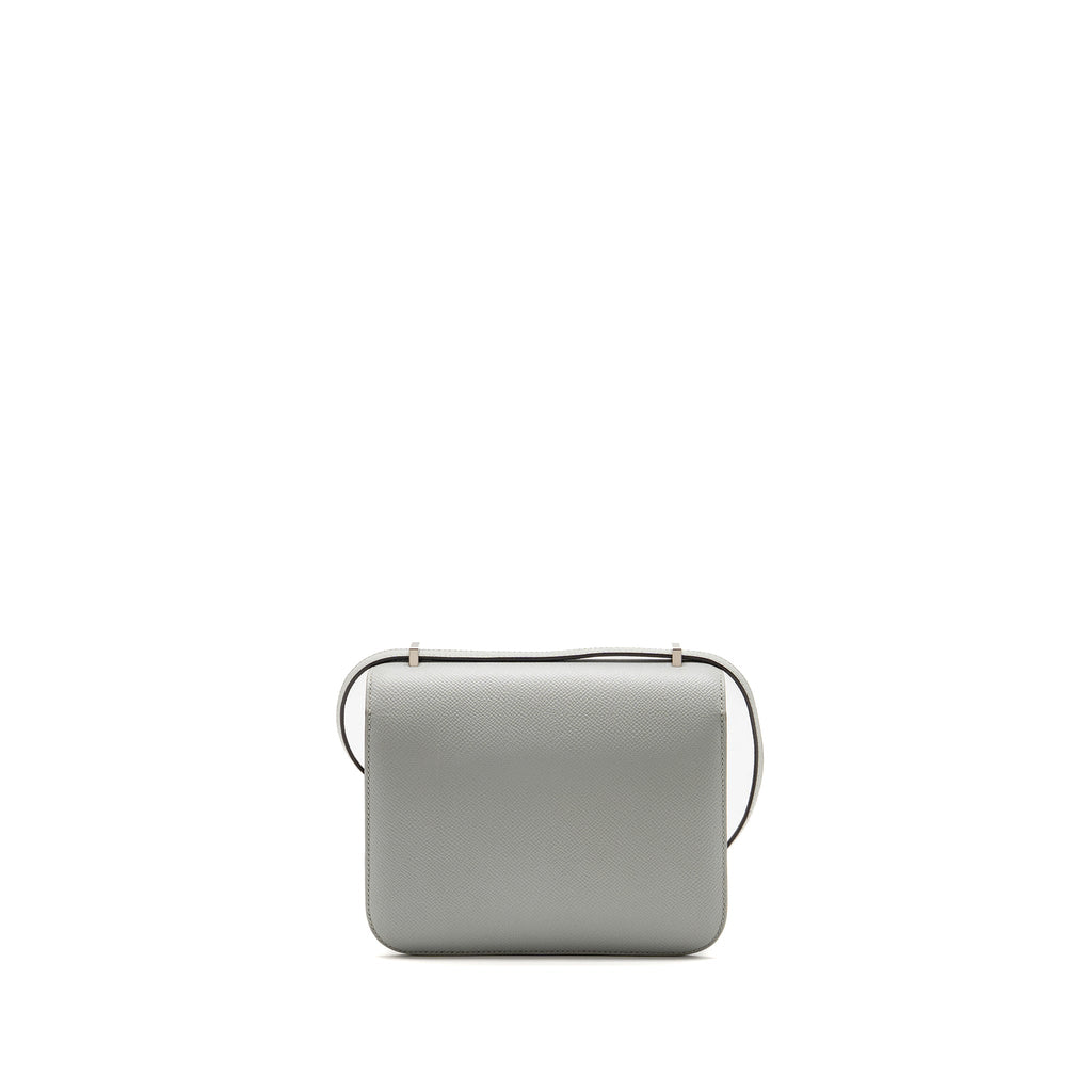 HERMES MINI CONSTANCE EPSOM GRIS MOUETTE SHW
