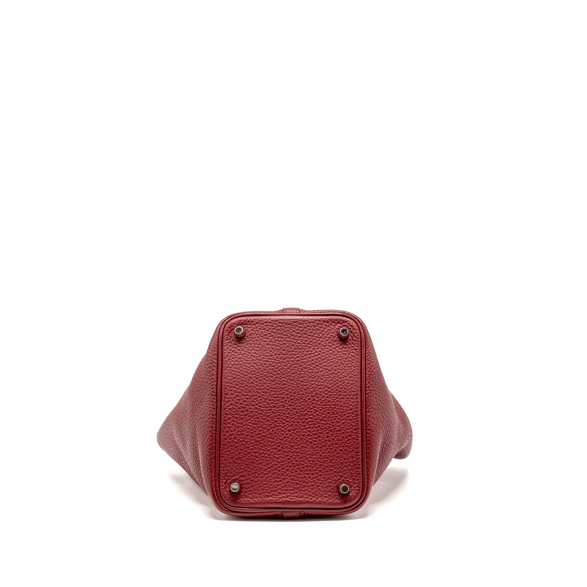 HERMES PICOTIN 18 LOCK BAG CLEMENCE K1 ROUGE GRENAT SHW