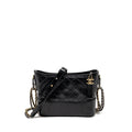 CHANEL NEW MEDIUM GABRIELLE HOBO BAG CALFSKIN BLACK MULTICOLOUR HARDWARE