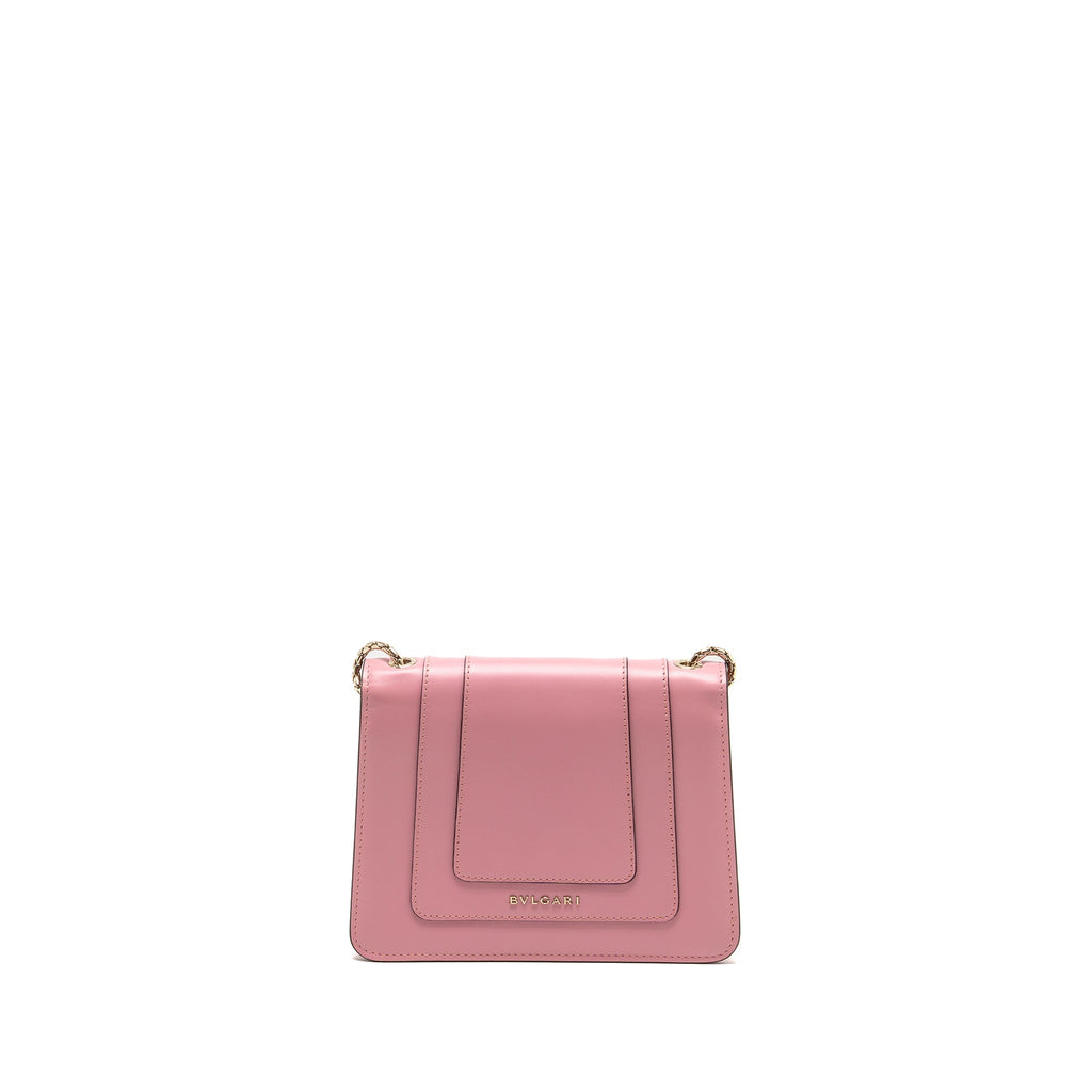 BVLGARI SERPENTI FOREVER CROSSBODY BAG CALFSKIN PINK LGHW