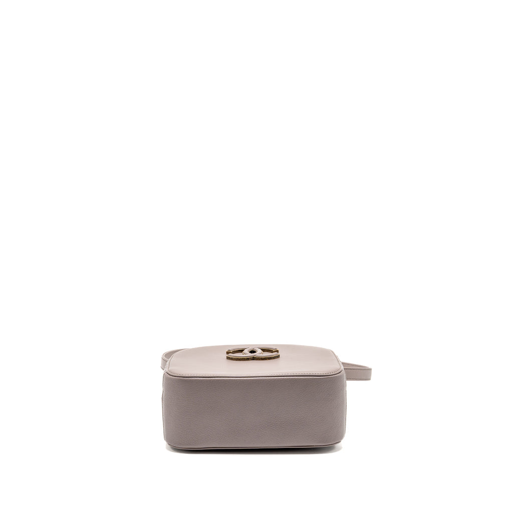 CHANEL COCO CURVE VANITY BAG WITH TOP HANDLE CALFSKIN GREY GHW