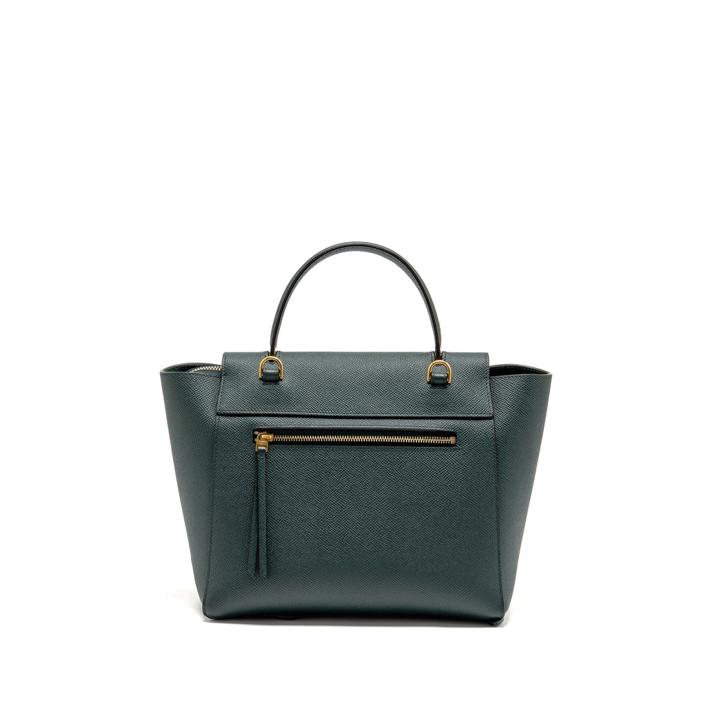 CELINE MICRO BELT BAG CALFSKIN GREEN GHW