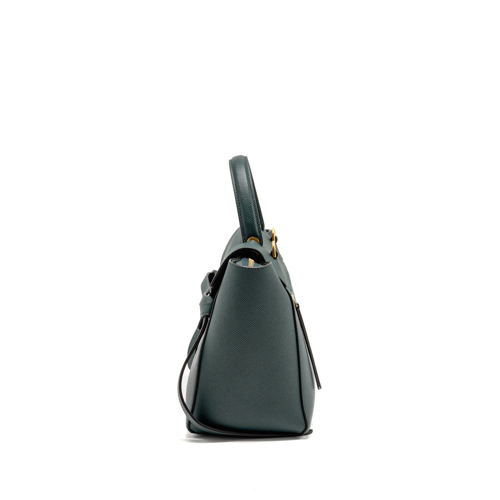CELINE MICRO BELT BAG CALFSKIN GREEN GHW