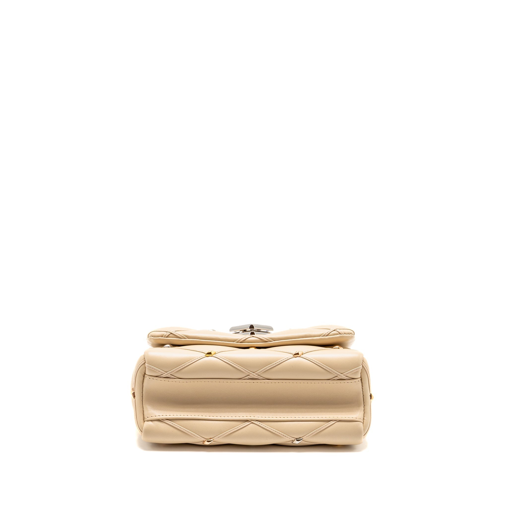LOUIS VUITTON GO-14 MM LAMBSKIN BEIGE MULTICOLOUR HARDWARE