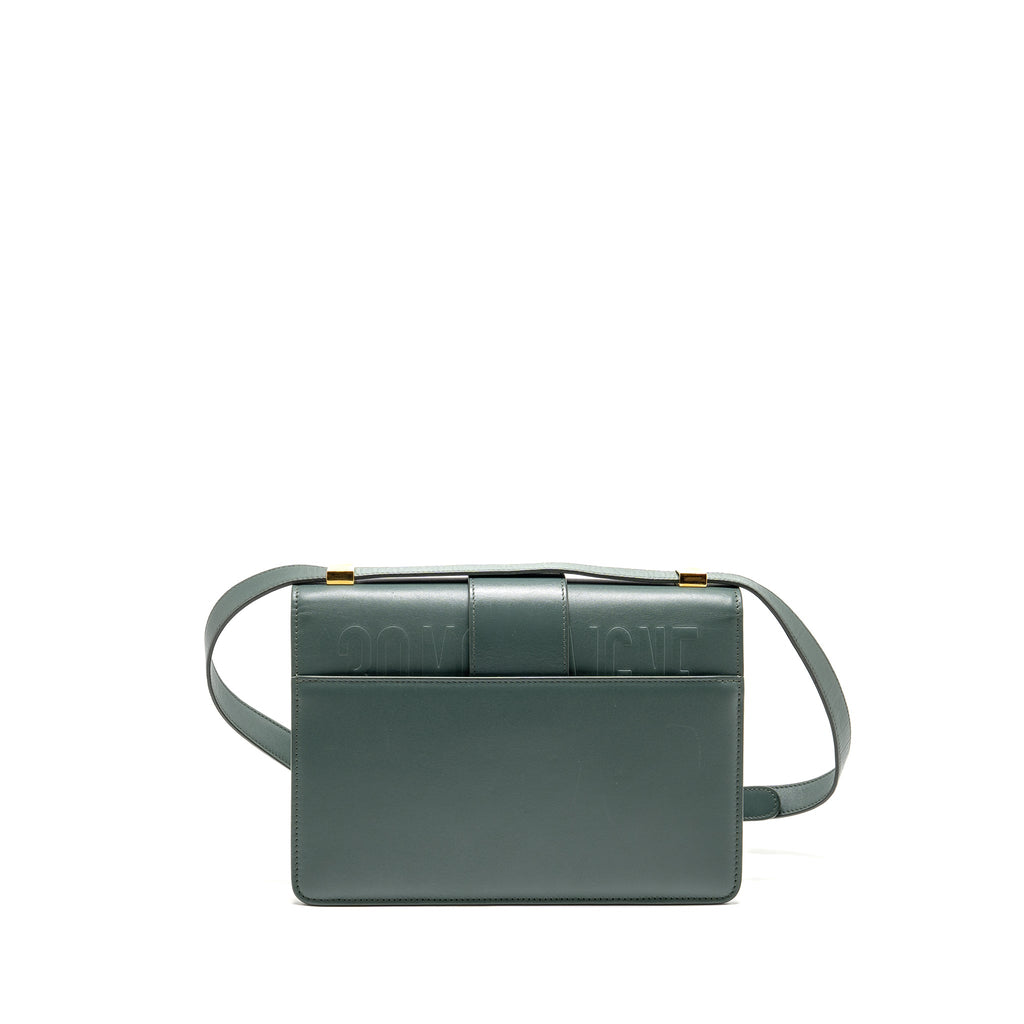 DIOR 30 MONTAIGNE MEDIUM FLAP BAG CALFSKIN GREEN GHW