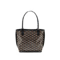 GOYARD MINI ANJOU TOTE GOYARDINE CANVAS / LEATHER BLACK SHW