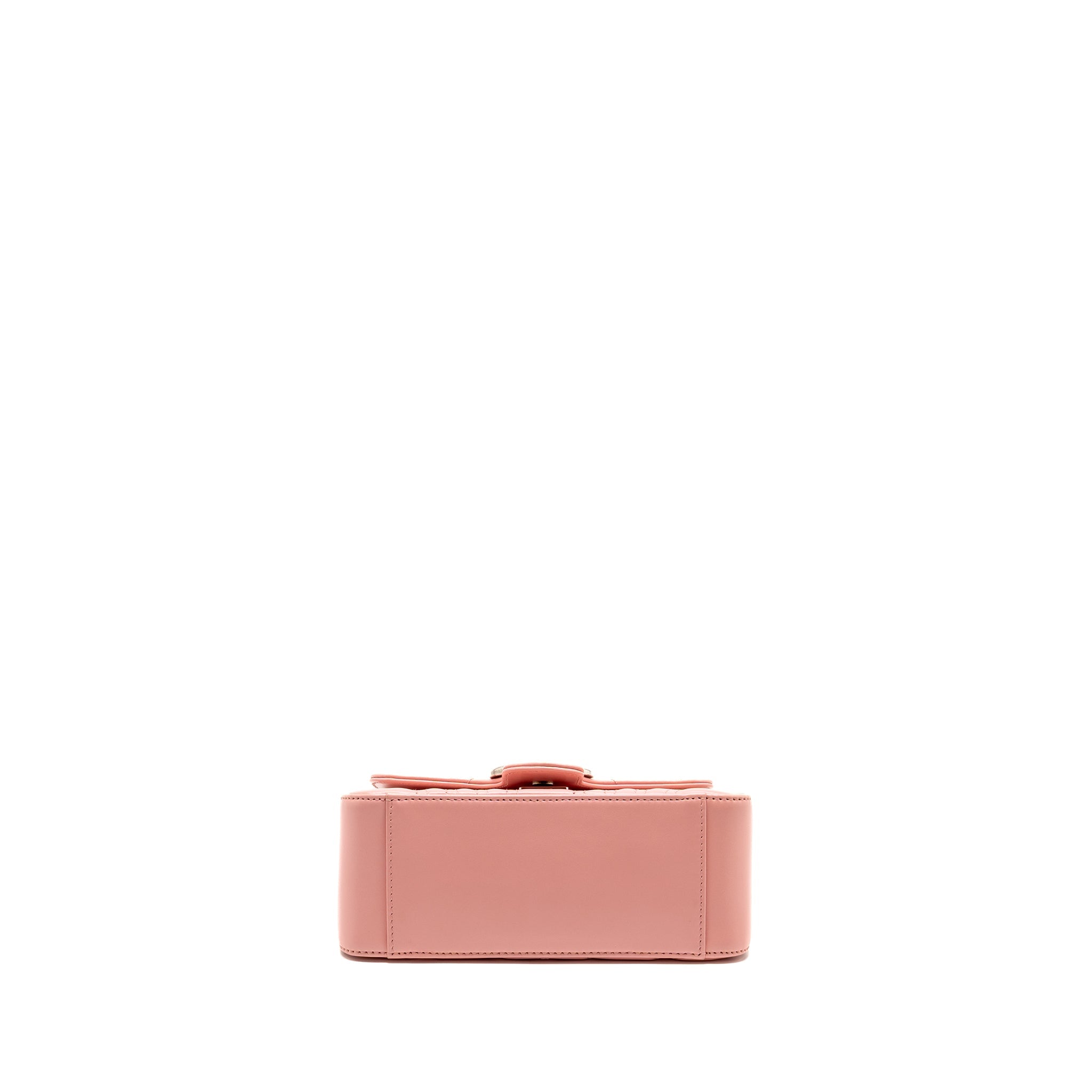 GUCCI GG MARMONT MINI TOP HANDLE BAG CALFSKIN PINK SHW