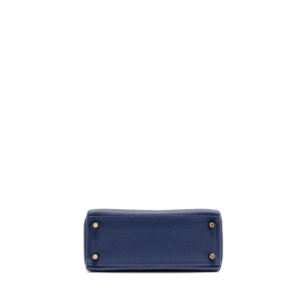 HERMES KELLY 25 TOGO BLEU SAPHIR GHW